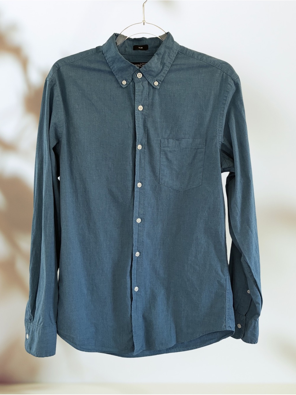 J Crew Mercantile Flex men’s button down shirt (M) Slim long sleeve